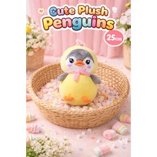 Trust Store 25 cm Sevimli Peluş Penguen Yumuşacık Pastel Renkli Oyuncak