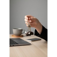 Pazarois Güçlü Boğa Figürlü Hareketli Anahtarlık