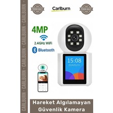 Carlburn #kamera Akıllı Ev 24 Ghz Wifi 4mp Yüksek Çözünürlük Hareket Algılama Uzaktan Erişim Güvenlik Kamera