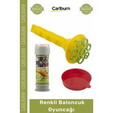 Carlburn #oyuncak Renkli Güvenli Malzeme Çocuk Motor Beceri Oyunu Poşetli Paket Borazan Baloncuk Oyuncağı
