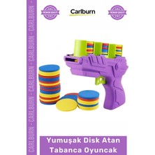 Carlburn #oyuncak Yüksek Performanslı Çocuk Evcil Hayvan Aktivite Yumuşak Disk Atan Eğlenceli Tabanca Oyuncak