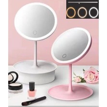 Butik Mey Ithalat® LED Işıklı Dokunmatik Makyaj Aynası 3 Kademeli Işık Ayarlı