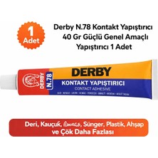 İsmiyle Al Derby N.78 Kontakt Yapıştırıcı 40 gr Güçlü Genel Amaçlı Yapıştırıcı 1 Adet