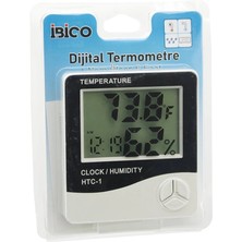 İsmiyle Al Dijital Saat - Sıcaklık - Nem Ölçer Pilli (5047)