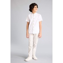 DeFacto Regular Fit Düz Paça Gabardin Pantolon Erkek Çocuk G8009A826SP