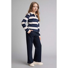 DeFacto Wide Leg Waffle Pantolon Kız Çocuk E8293A826SP