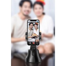 Butik Mey Ithalat®  Apai Genie 360 Derece Takip Etme Özellikli Selfie Gimbal - Siyah
