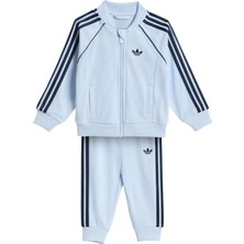 AKD1030 Adidas Sst Ts Bebek Eşofman Takımı A&amp;ccedil;ık Mavi