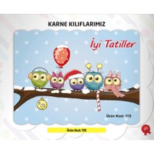 Atak Yayıncılık 20'li Karne Kabı Kılıfı Renkli Tasarım ile Çocuklarınızın Başarılarını Koruyun