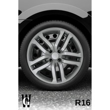 Whigor Renault Clio 16 Inç Jant Kapağı (4 Adet) Gri G106