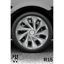 Whigor Skoda Forman 15 Inç Jant Kapağı (4 Adet) Gri G121