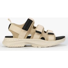 Hammer Jack %90 Suni Deri, %10 Tekstil Bej Kadın Sandalet 101 24831-ZB