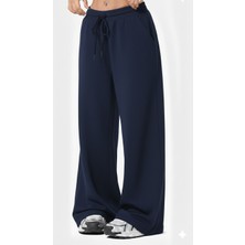 Saat Tekstil Eşofman Altı-Bol Paça-Yüksek Bel-Baggy-Cepli-Günlük-Konfor & Modern Tarz