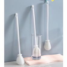 Mey İthalat Mey Ithalat® Kavanoz ve Biberon Yıkama Fırçası Silikon Beyaz