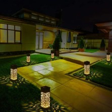 4'lü Set Güneş Enerjili Solar, Gün Işığı, Yürüyüş Yolu Bahçe Işıkları, Güneş LED Işıkları, Bahçe, Teras, Çim, Havuz, Yol Için Peyzaj Aydınlatması