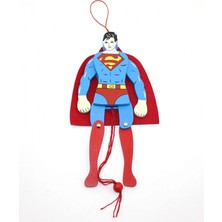 Pilelistore- Ahşap Sallanan Süperman Figürü