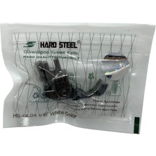 Hard Steel Düz Makine Sp-18 Model Tırnaklı Çima Beyaz Teker Ayak / HS-GL04 1/16