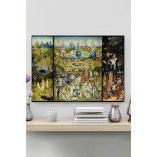 Postermanya (PSTER20328) Dünyevi Zevkler Bahçesi - Hieronymus Sanatsal Poster 90 x 130