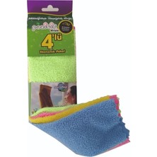 Pozitif Hygiene 4'lü Mikrofiber Temizlik Bezi Ekonomik Paket Profesyonel Sonuçlar İçin Tasarlandı