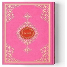 Nerm 2 Renkli Pembe Rahle Boy Kur'an-I Kerim