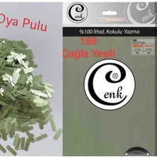 Ayzen Home Cenk 3lü Set 100 Lük Cenk Oyalık Yazma 25GR Baget Oya Pulu ve 20GR Altınbaşak Oya Ipi
