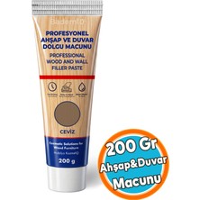 Nzb Ceviz Renk Ahşap Parke Duvar Tamir Macunu Kullanıma Hazır Mobilya Dolgu Çatlak Giderici 200 gr