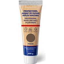 Nzb Ahşap Parke Duvar Tamir Macunu Kullanıma Hazır Mobilya Dolgu Çatlak Giderici 200 gr Fındık Renk