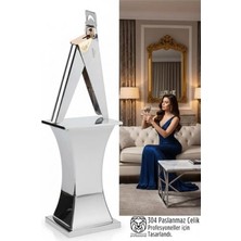 Narnuga Profesyonel 304 Çelik Akrilik Tırnak Makası - Kusursuz Kesim U Tip Manikür Tip Cutter