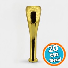 Nzb Mobilya Masa Puf Tv Ünitesi Konsol Koltuk Ayağı Mobilya Ayakları Ayağı Metal Ayakları 20 cm Altın