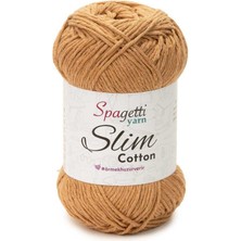 Spagetti Yarn Slim Cotton Bal Köpüğü El Örgü İpliği