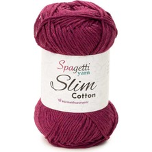 Spagetti Yarn Slim Cotton Menekşe El Örgü İpliği