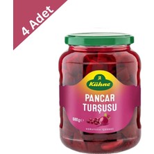 Kühne Kırmızı Pancar Turşusu 680 ml x 4 Adet