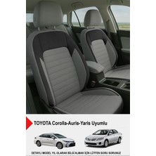 Gm Design Mocha Taytüyü Oto Koltuk Kılıfı (Toyota Corolla-Auris-Yaris Uyumlu)