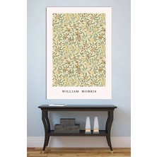Mushen Studio William Morris Nar Deseni Kanvas Tablo Vintage Çiçekli Duvar Dekoru
