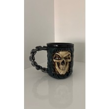 EvdeTrashTalk Azrail Temalı Kupa, Hediyelik 3D Tasarım Kupa