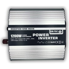 Or-Tec Ortec 1200W 12V Modifiye Sinüs Inverter