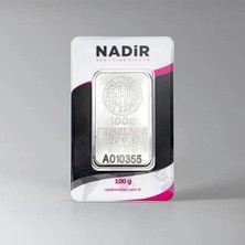 Nadir Gold Nadir 100 Gram Külçe Gümüş