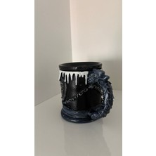 EvdeTrashTalk Game Of Thrones Stark Kupa 3D Oyma Seramik Kupa