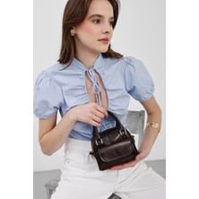 Shule Bags Nala Mini Retro Çapraz Çanta Acı Kahve