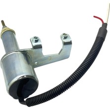 Ais 12V STOP SELENOİDİ YAN AYAKLI (SAĞ AYAK) (M6 CIVATA AKSA JENERATÖR (CUMMINS MOTOR)