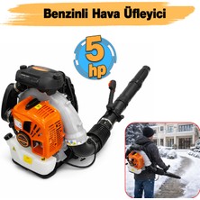 Badem10 (76 Cc) Benzinli Sırt Taşımalı Hava Üfleme Makinesi EB985 Model 5 Hp Üfleyici Yaprak Temizleme