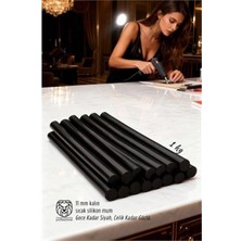 MiraLive 11 mm Kalın 1 kg Siyah Sıcak Silikon –güçlü Yapışkan