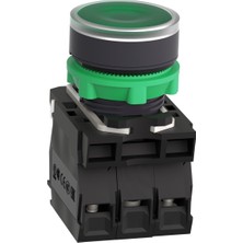 Schneider XB5AW33B5 ,KONTAK-1A1K YEŞIL-24V Yaylı M22 Buton