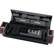 Synco G4 Mini Kablosuz Yaka Mikrofonu - Mıknatıslı, Rgb Işıklı, 40 Saat Pil Ömrü, 300M Menzil