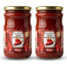 2li Set Organicasa Organik Tatlı Biber Salçası 660 gr