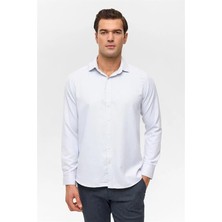 Süvari Taş Slim Klasik Yaka Cepsiz Casual Gömlek