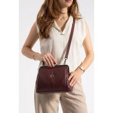 TN-206 Burslu Kadın Omuz Çantası Klipsli El Çantası Çapraz Çanta