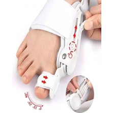 Epilons Mey Ithalat® Ayarlanabilir Ayak Baş Parmak Kemik Düzeltici – Halluks Valgus (Bunyon) Aparatı, Gece