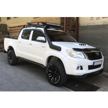 Aftermarket Toyota Hilux Vigo 2005-2014 Ithal Şnorkel | Aktif Hava Girişli Off Road Snorkel Seti | Dayanıklı Abs Siyah