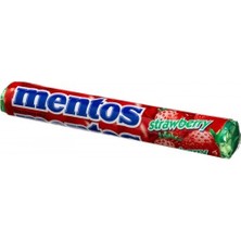Mentos Stick Çilek Aromalı Çiğnenen Draje Şekerleme 37,5 GR * 20 Adet
